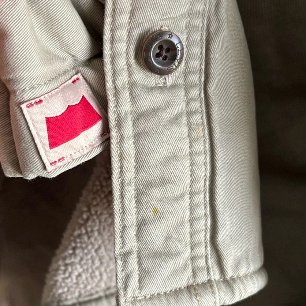 Vintage Levi’s Sherpa Lined Cotton Shirt Jacket - Picture 11 of 11